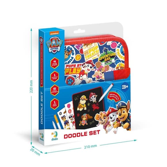 Детский набор для рисования "Paw Patrol" 200518, 6 цветных маркеров