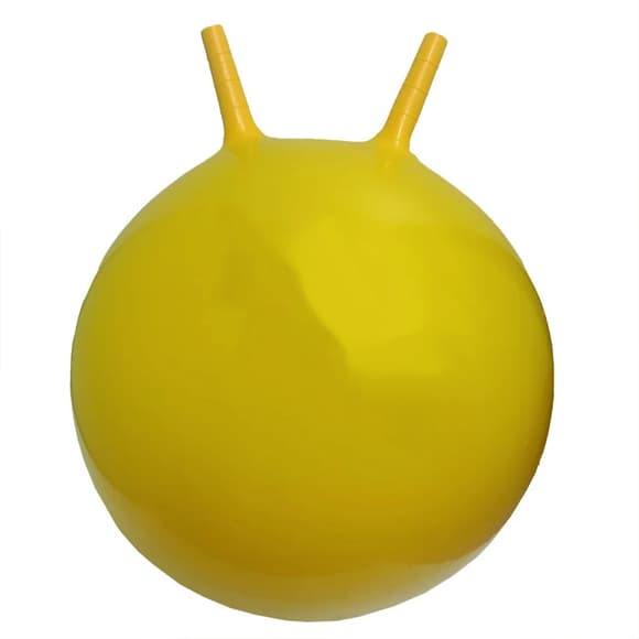 Мяч для Фитнеса (Фитбол) BT-PB-0178(Yellow) c рожками 55 см