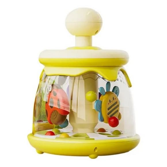 Детская игрушка "Юла" AY001(Green) заводная, подвижные шарики, 20х15 см
