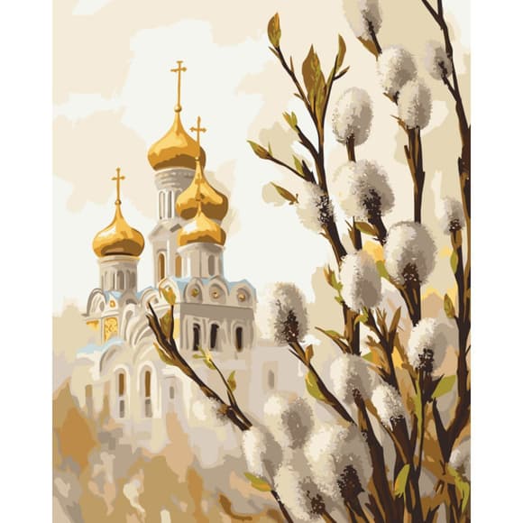 Картина по номерам "Весенние колокола" ©arttem_illustration 11078-AC 40х50 см