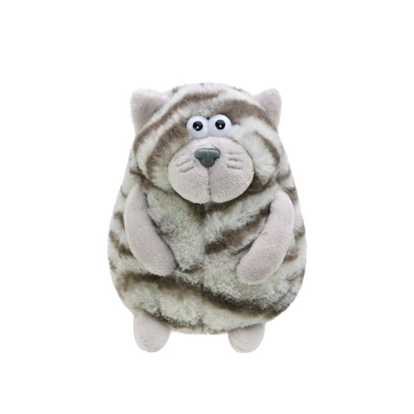 Детская мягкая игрушка "Забавный кот" C6303(Grey) размер 13 см