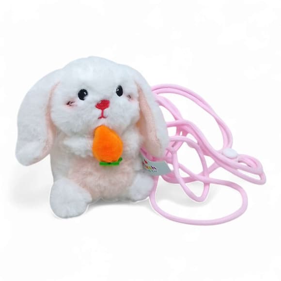 Мягкая игрушка-держатель для телефона PLC25005(White) 9х8х11 см