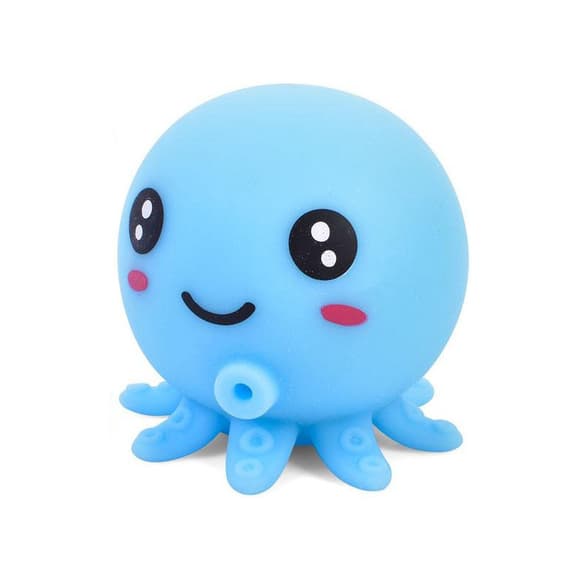 Детская игрушка-антистресс "Осьминог" MS 3951(Blue) с мукой, 7,5 см