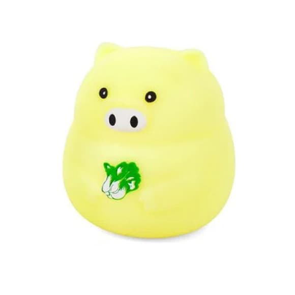 Детская игрушка-антистресс "Свинка" MS 3950(Yellow) с мукой, 8 см