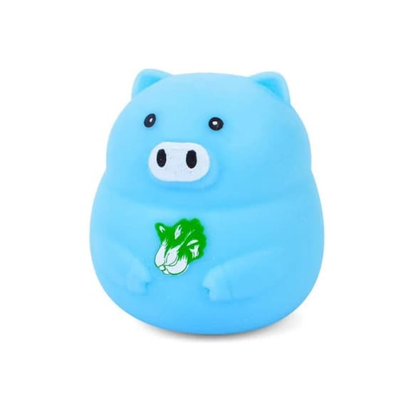 Детская игрушка-антистресс "Свинка" MS 3950(Blue) с мукой, 8 см