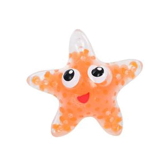Дитяча іграшка-антистрес "Морська зірка" MS 3666(Orange) з орбізом, 10 см