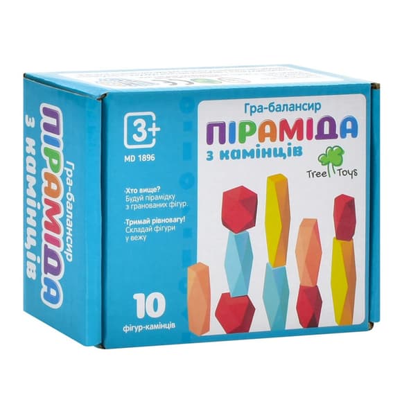 Детская деревянная игра-балансир MD 1896, 10 фигурок