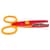 Ножницы детские "Craft" 1606A(Red-Orange) с фигурным лезвием