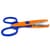 Ножницы детские "Craft" 1606A(Orange-Blue) с фигурным лезвием