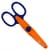 Ножницы детские "Craft" 1606A(Orange-Blue) с фигурным лезвием