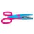 Ножницы детские "Craft" 1606A(Blue-Pink) с фигурным лезвием