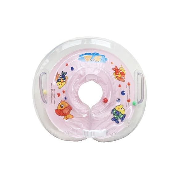 Надувной круг на шею для купания детей "Рыбка" MGZ-0936(Pink)