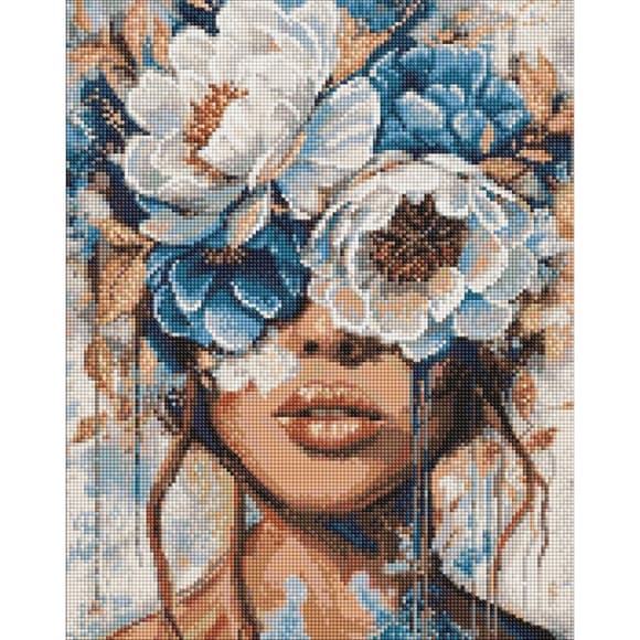 Алмазная мозаика "Лепестки взгляда" ©art_selena_ua AMO20222, 40х50 см  