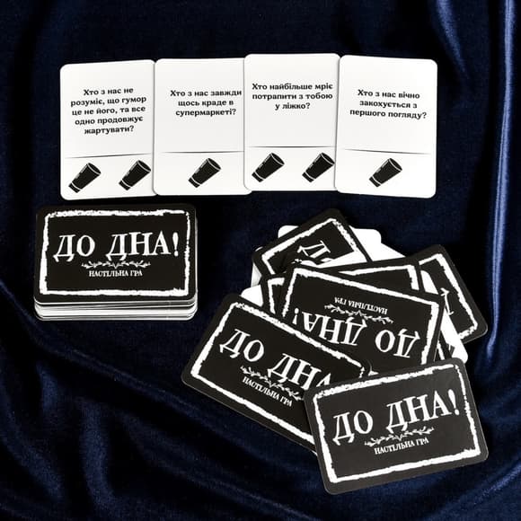 Карточная игра "До дна!" 30971ST инструкция, 110 карточек
