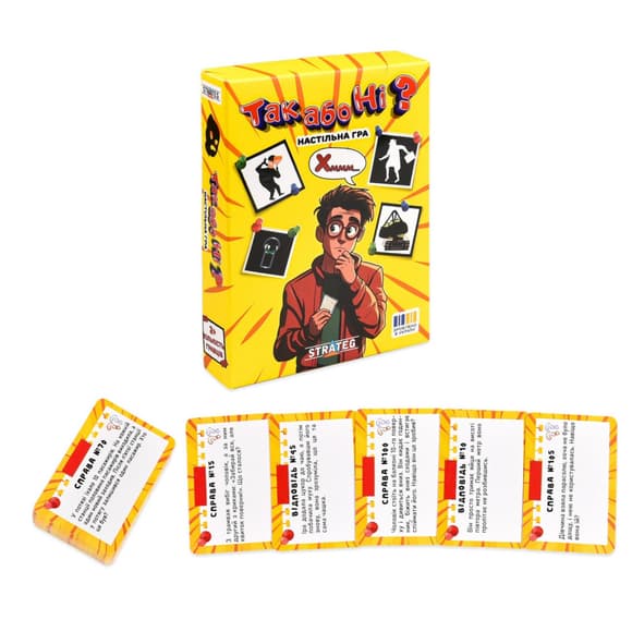 Карточная игра "Да или нет?" 30942 инструкция, 110 карточек