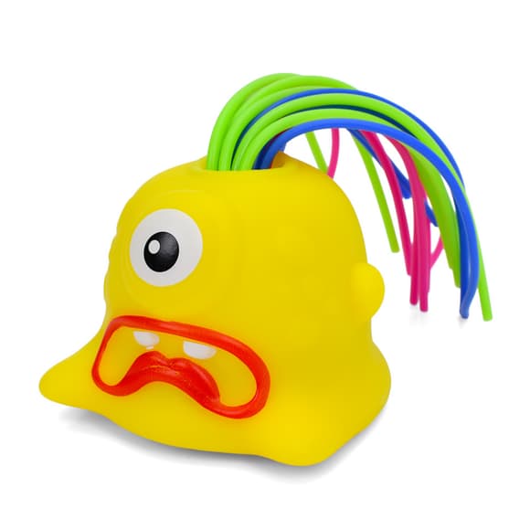 Детская игрушка-антистресс "Монстрик" FG231109065Q(Yellow) звук и свет, 5 см