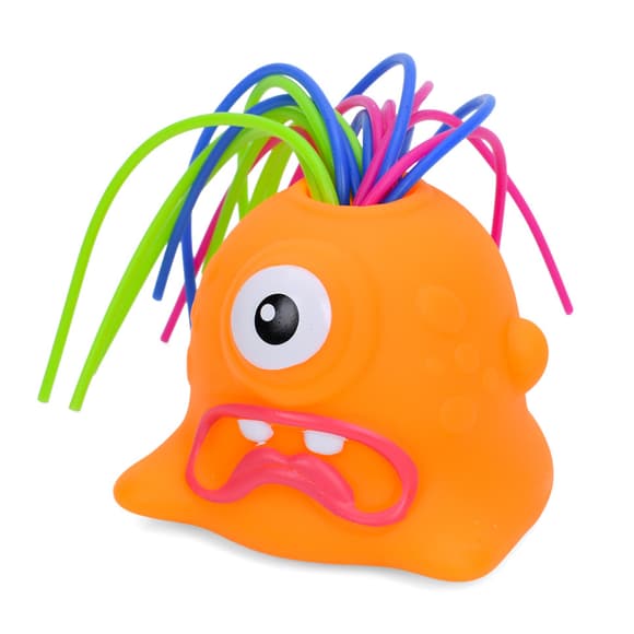 Детская игрушка-антистресс "Монстрик" FG231109065Q(Orange) звук и свет, 5 см