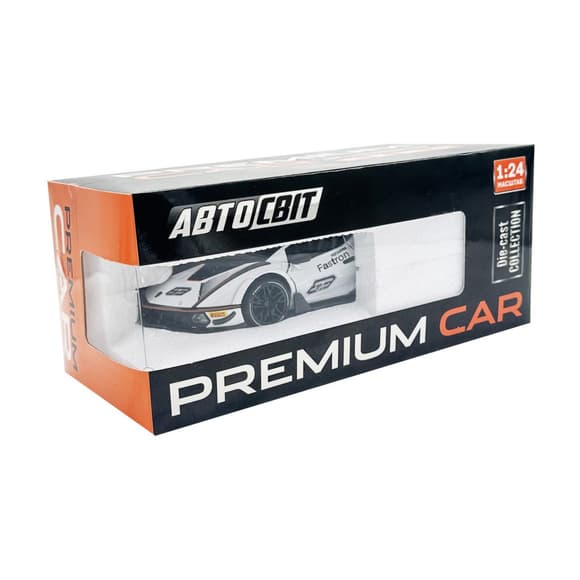 Детская инерционная машинка AP-2036(White) двери открываются, свет и звук, 1:24, 23 см