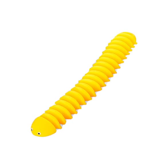Детская игрушка-антистресс "Гусеница" MS 3657(Yellow) 21 см