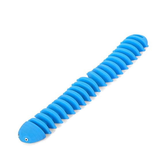 Детская игрушка-антистресс "Гусеница" MS 3657(Blue) 21 см