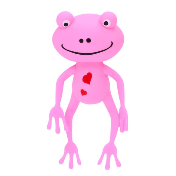 Детская игрушка-антистресс "Лягушонок" MS 4031(Pink) размер 13 см, мука