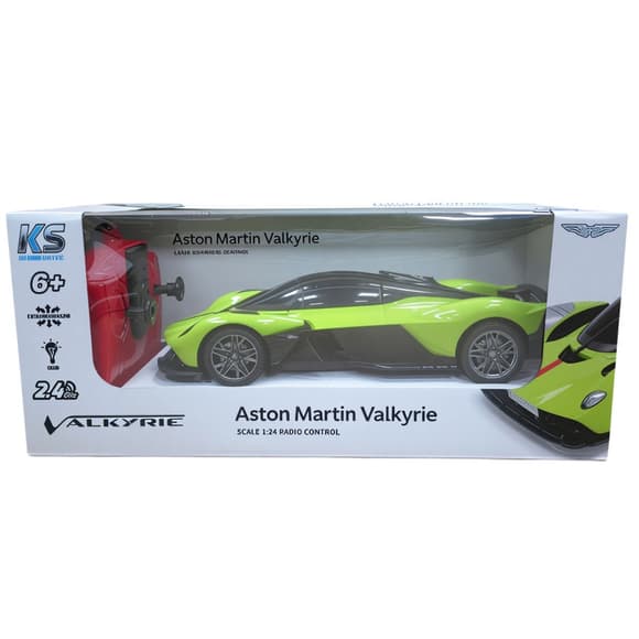 Автомобиль на радиоуправлении Aston Martin Valkyrie KS DRIVE 250GAVGG 1:24, зелёный