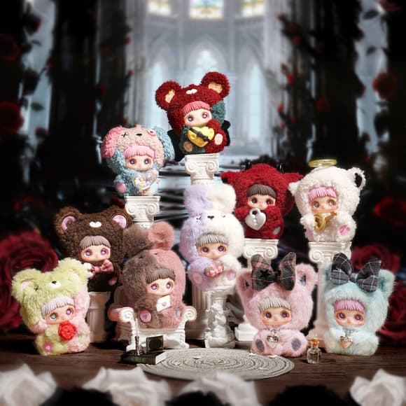 Пушистая фигурка на подвесе Люблю тебя Pop Top HC031 Hi TOY серии "MayMei"