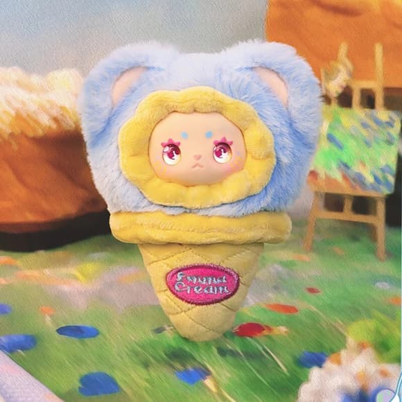 Коллекционная мягкая игрушка с кольцом Мороженко Pop Top MJ-000095 Lucky Emma серии "Scoop Ice Cream"