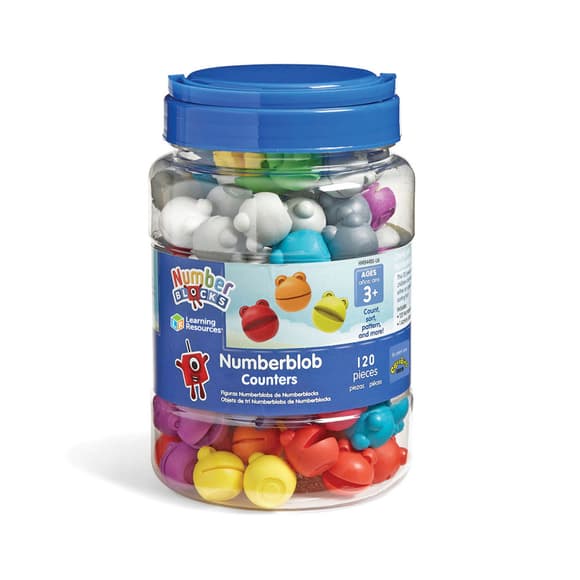 Игровой набор для обучения счету "Веселые жабки Numberblobs" Learning Resources HM94490-UK 120 жабок