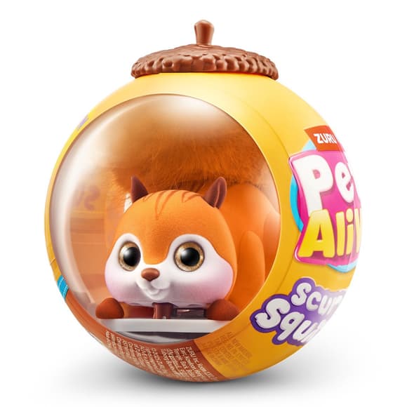 Интерактивная мягкая игрушка "Белочка" Pets & Robo Alive 9565A, серии PETS ALIVE