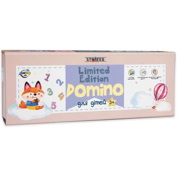 Детская настольная игра "Домино Limited edition" 30737, 28 карточек
