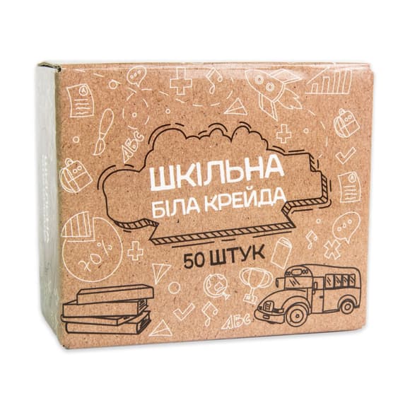Большой набор "Школьный мел" 50133 в наборе 50 штук 