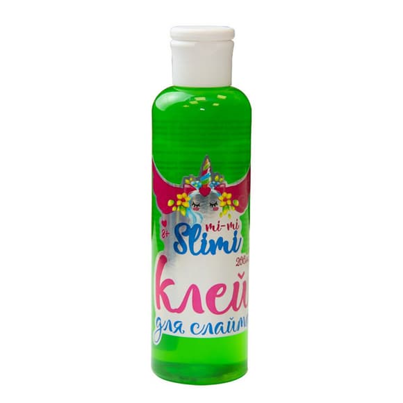 Клей для слайма "Mi-mi Slimi" 71729(Green) зеленый, 200 мл