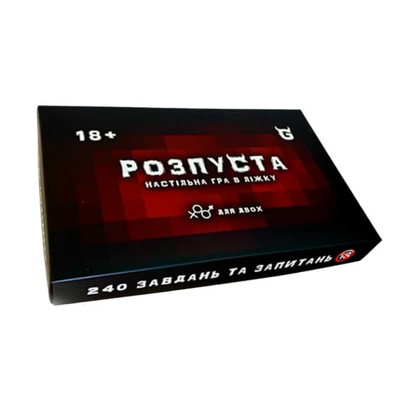 Настольная игра "Разврат" TG001UA 240 заданий