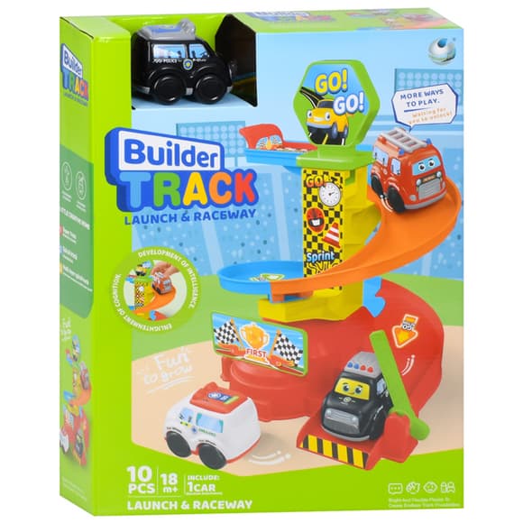 Детский игровой гараж-автотрек 099-1(Black) машинка 7,5 см, 10 деталей