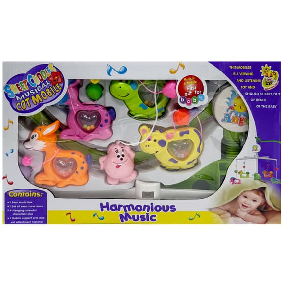 Музыка льный мобиль на кроватку "Harmonious music" M 1245-32A U/R, заводная