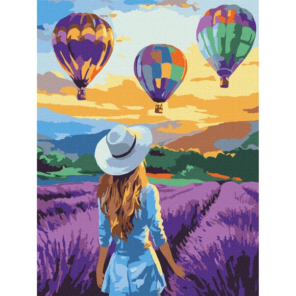 Картина по номерам "Лавандовые приключения" KHO8660, 30x40 см