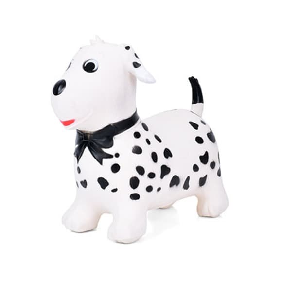 Дитяча іграшка-стрибун "Цуценя" MS 4160(White) гума, до 20 кг