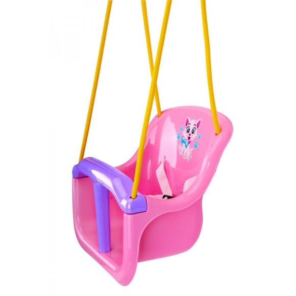 Детские качели 8102TXK(Pink) пластик, до 20 кг, веревка 2,5 м