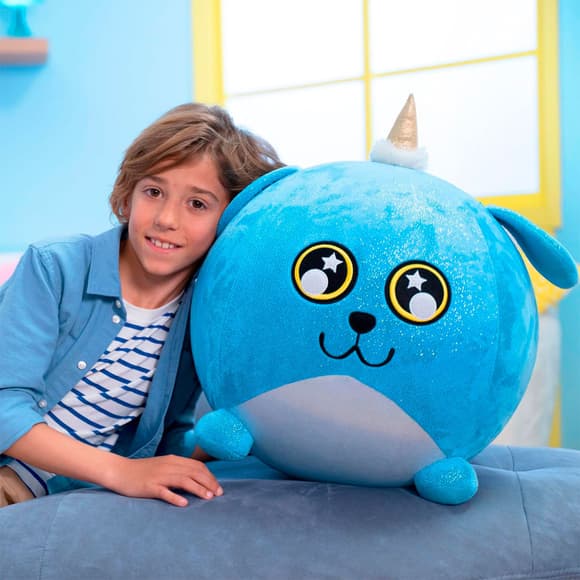Игровой набор Синий песик Biggies BIG001-UD надувная игрушка, насос 45 см