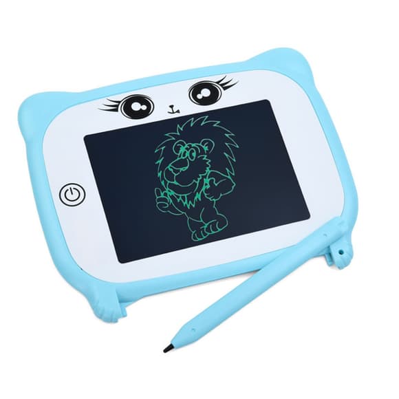 Детский развивающий LCD планшет для рисования KS666-1(Blue) 4,4 дюйма, на батарейке