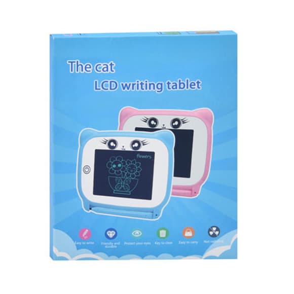 Детский развивающий LCD планшет для рисования KS666-1(Blue) 4,4 дюйма, на батарейке
