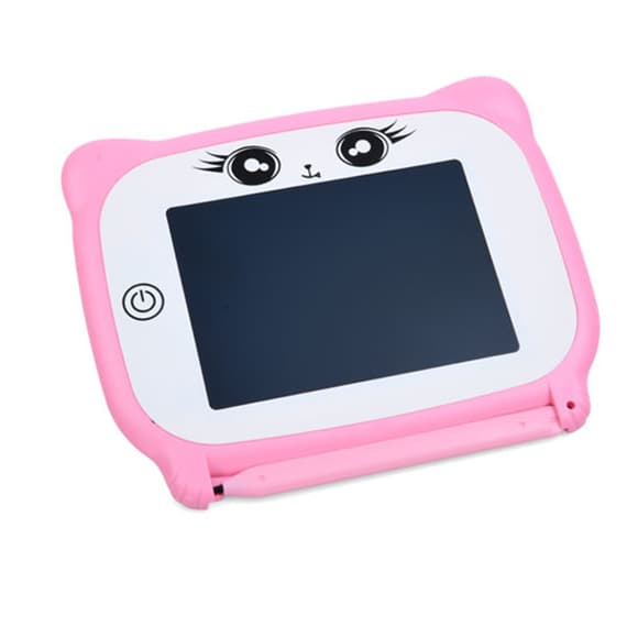 Детский развивающий LCD планшет для рисования KS666-1(Pink) 4,4 дюйма, на батарейке