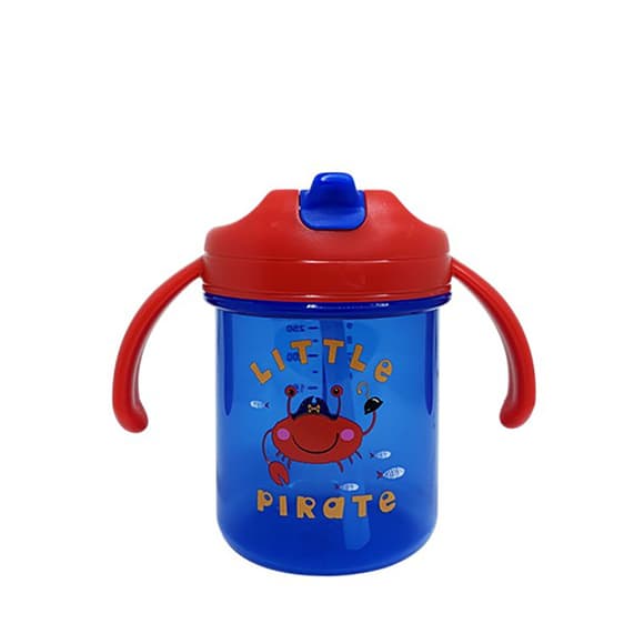 Детский поильник с трубочкой "Little pirate" MGZ-0335(Red) 280 мл