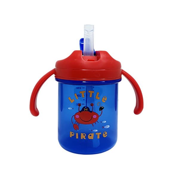 Детский поильник с трубочкой "Little pirate" MGZ-0335(Red) 280 мл