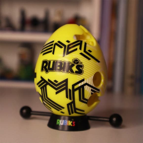 Развивающая Головоломка Смарт-яйцо Rubik's 6071681(Yellow) палочка, подставка