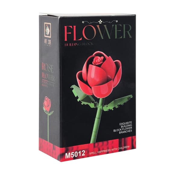 Конструктор детский Flower M5026-12 элементы для создания стебля и лепестков