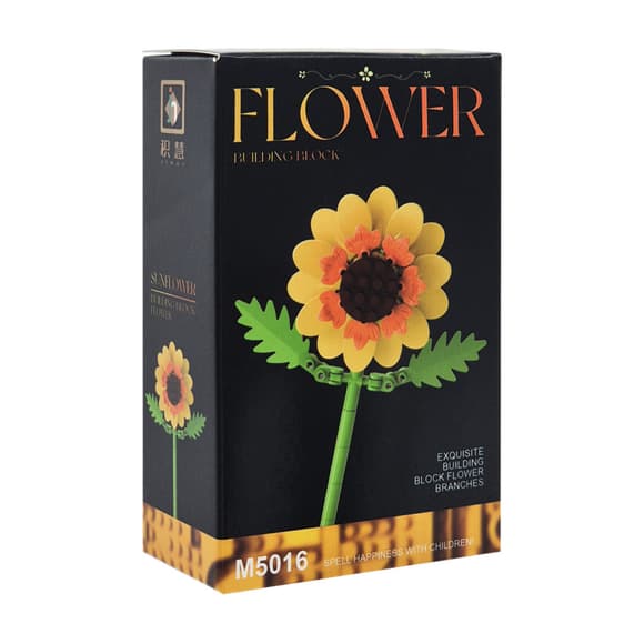 Конструктор дитячий Flower M5026-16 елементи для створення стебла та пелюсток