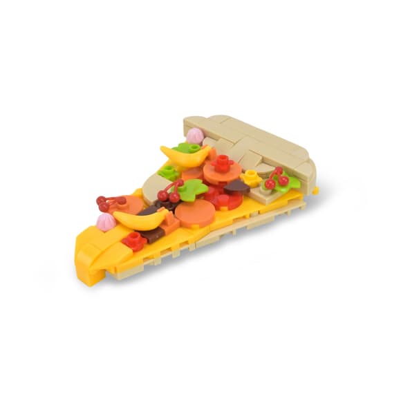 Конструктор детский "Western fast food: Pizza" 1024A-4, пластик, 79 деталей