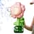 Мильні бульбашки Flower Bubble Machine BJC-5A(Bunny-Pink) зі світлом